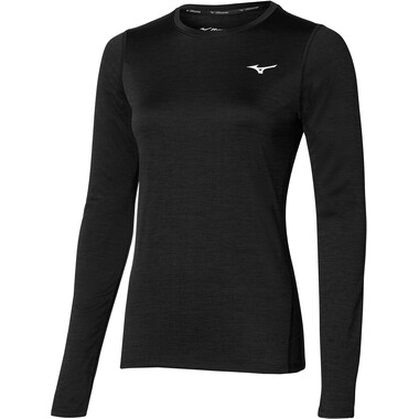 MIZUNO IMPULSE CORE Women's Long-Sleeved T-Shirt Black 0